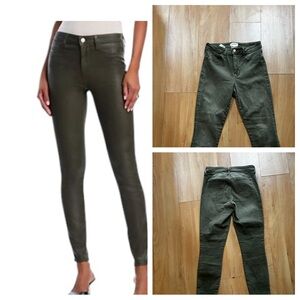 L'AGENCE Jeans High Rise
Skinny Olive Green Size 27